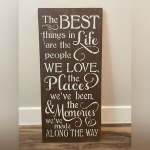 Handmade Wood Sign Decor